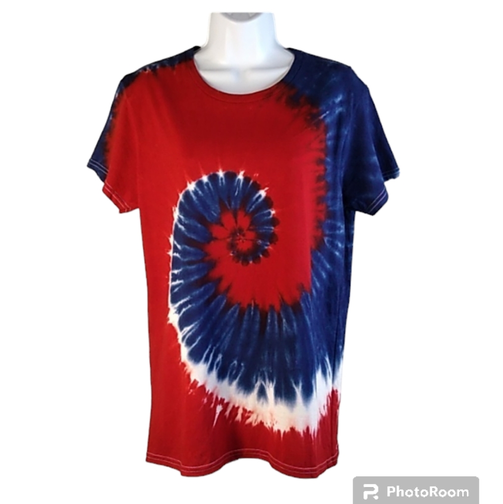 New Ladies Lrg S/S Tiedye T-Shirt